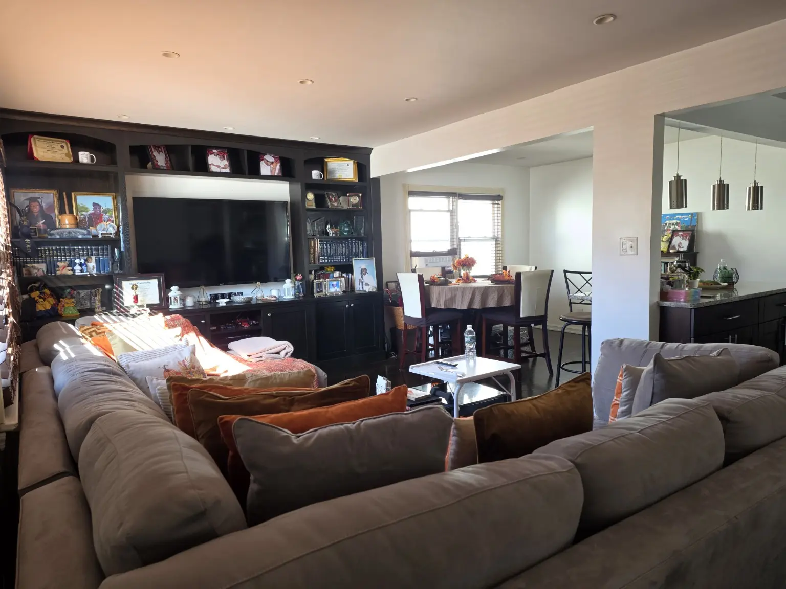 Wide living room view